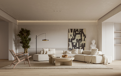 The Silent Living Room 3d model