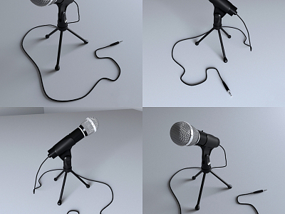 Modern Microphone Mike Microphone model