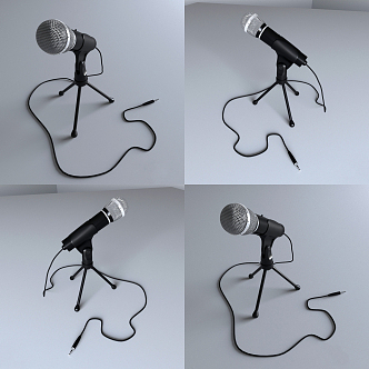 Modern Microphone Mike Microphone 3d model