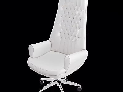 Mascheroni Modern Italian Leather Office Chair Leisure Chair Boss Chair 3d model