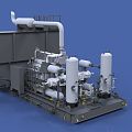 Gas Compressor Compressor Air Compressor 3d model