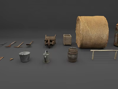 INDUSTRIAL LOFT Farming Tools 3d model