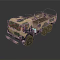Military Camouflage Tank Featuring Detailed Exterior And Heavy Duty Tracks Design