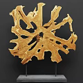 Wooden Decorative Ornament Set with Various Natural Wood Shapes for Home Decoration