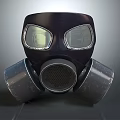 Modern gas mask sci-fi gas mask gas mask respirator 3d model