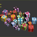 Colorful Gift Boxes With Vibrant Hues For Daily Living And Gifting