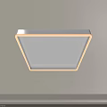 Modern Square Ceiling Light With Soft Illuminated Edge Design For Home Interior 3d model