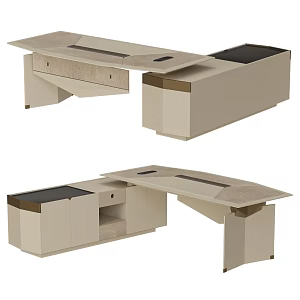 Vertu Modern Desk 18 3d model