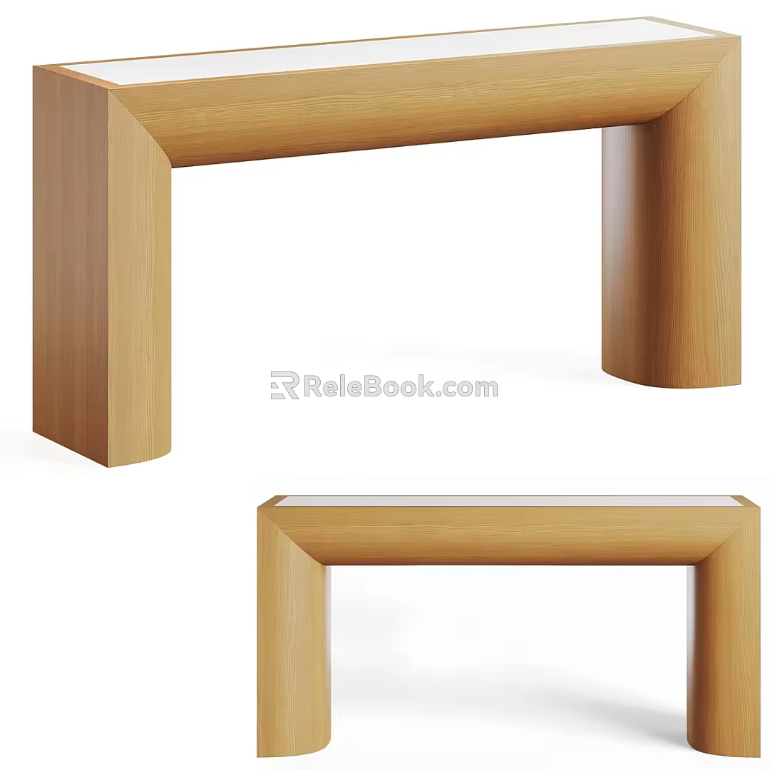 Side table 3d model