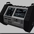 Portable Power Station Model 850 With Dual Digital Screens Control Buttons And Handles