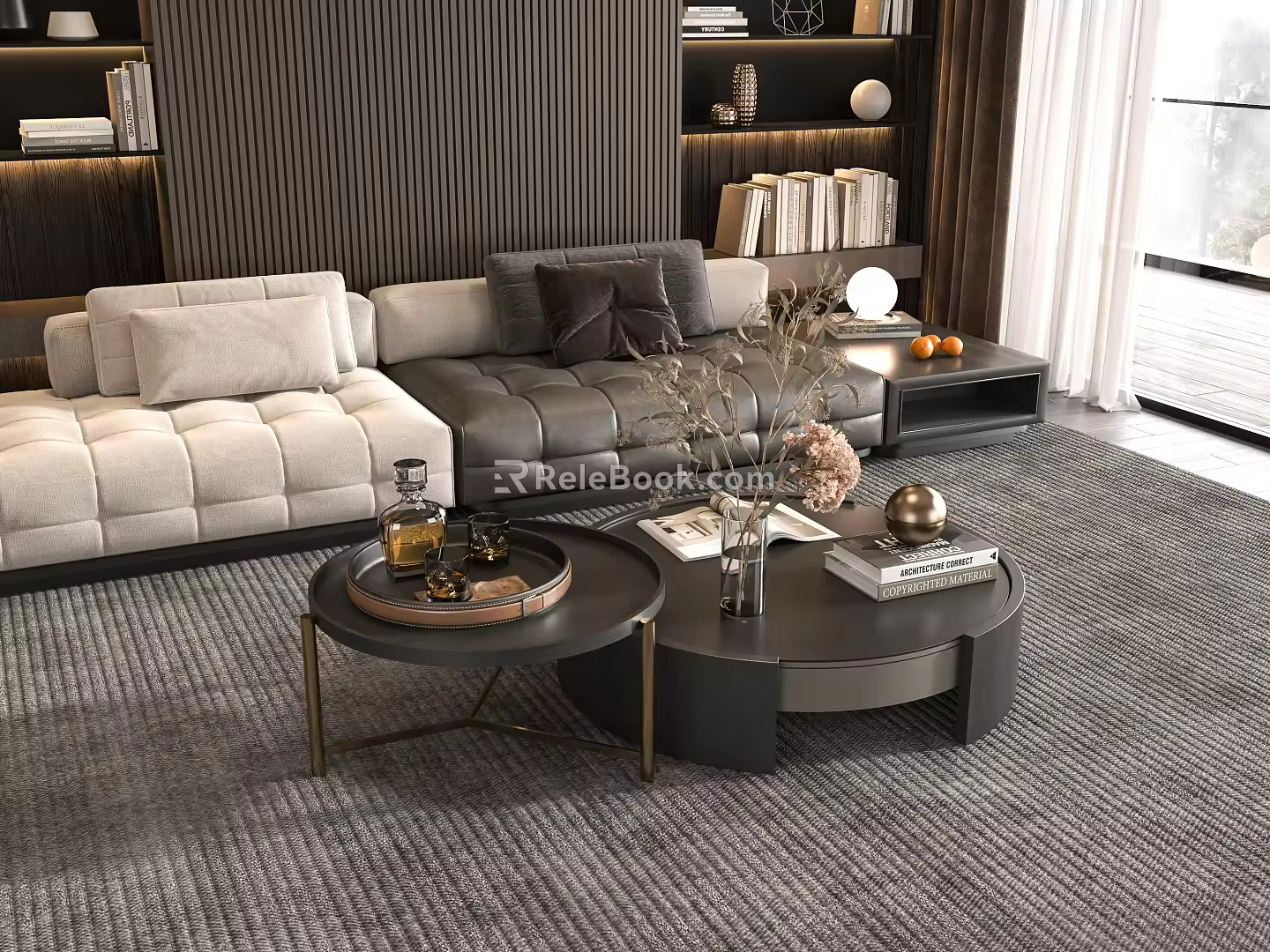 Modern coffee table 3d model