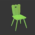 Single Wooden Chair with Unique Backrest Design Slender Legs and Vintage Style