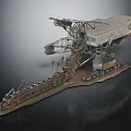 Large Industrial Machinery With Mechanical Structure Metal Framework Extended Arm Platform For Heavy Duty Operations