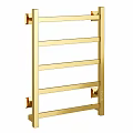 Gold Bathroom Towel Rack With Multi tier Design For Modern Bathrooms