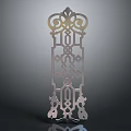 Ornate Decorative Metal Fence Panel With Intricate Laser Cut Patterns And Designs