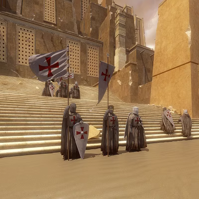 Modern Soldier Crusade 3d model