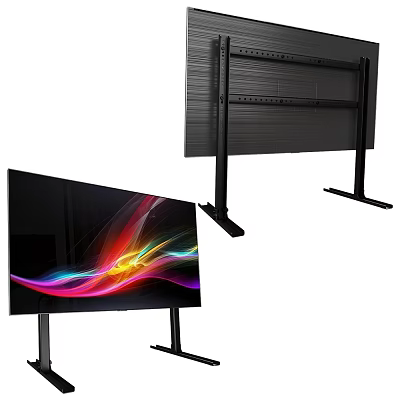 Modern LED Television With Adjustable Floor Stand And Vibrant Color 3d model