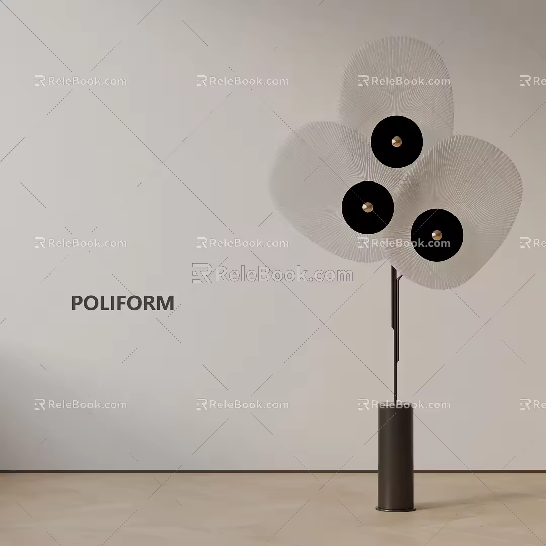 Modern floor lamp 3d model