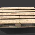 Industrial Wooden Pallet With Sturdy Structure For Logistics Storage Applications