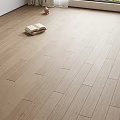 Smooth Light Colored Wooden Floor in Modern Indoor Space With Natural Light and Open Book