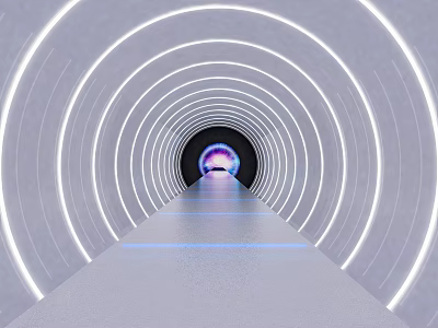 modern tunnel technology sense tunnel 3d model