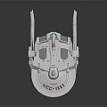Star Trek NX 01 Starship Model With Detailed White Design And Display Stand