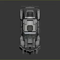 Armored Tactical Vehicle With Heavy Duty Reinforced Body And Large Off Road Tires