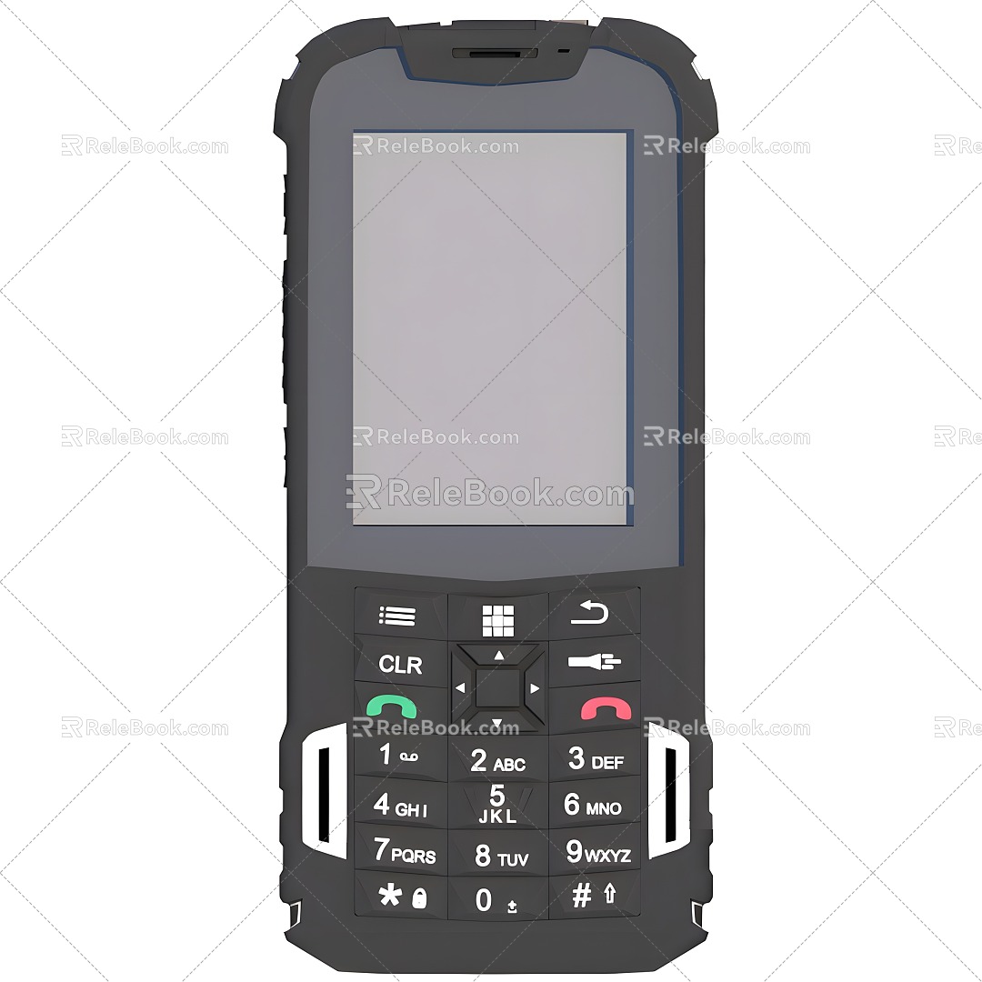 Key mobile phone old-fashioned mobile phone 3d model