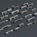 Various Architectural Entrance Gates With Modern Designs And Different Structural Styles