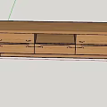 Modern Wooden TV Stand With Drawers And Open Compartment Light Wood Finish For Living Room