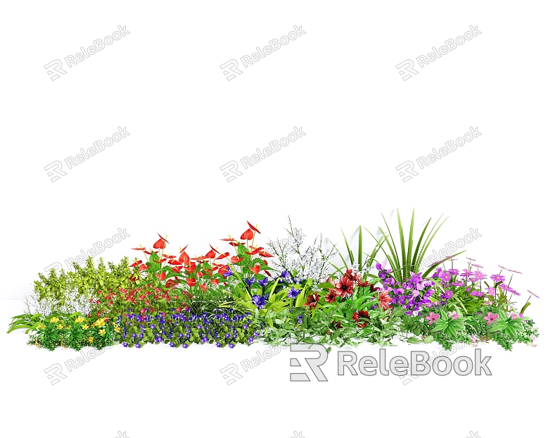 flowers and plants flower landscape flowers and plants courtyard flowers and plants combination flower border flowers and plants park flowers model