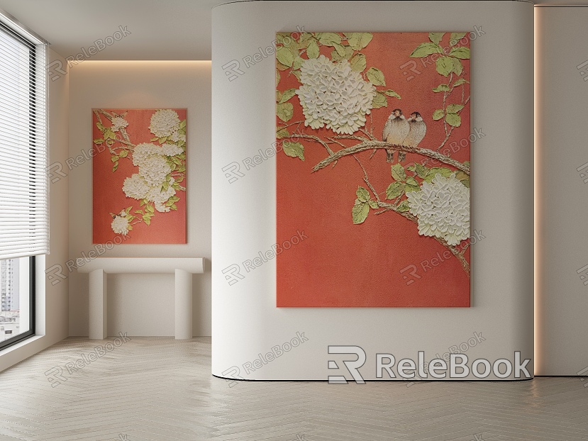 New Chinese Decorative Painting model