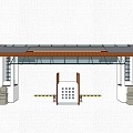 Gate 3d model