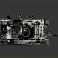 Military Tank With Camouflage Paint Turret Tracks Armor And Detailed Exterior Design