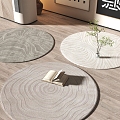 Round carpet 3d model