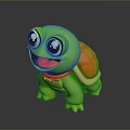 Turtle Cartoon Turtle Snapping Turtle Chickbill Turtle Reptile Cold Blooded Animal Reptile Class 3d model