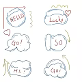 Neon Decorative Lights With Hello Lucky Go So Hi Text And Heart Arrow Designs