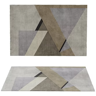 Jafari Modern Carpet 18 3d model