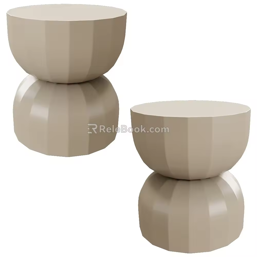 Modern Simple Coffee Table 3d model