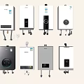 Various Styles Wall Mounted Water Heaters With Modern Designs For Home Use