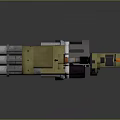 science fiction weapon howitzer gun science fiction gun future weapon science fiction equipment concept weapon next generation weapon 3d model