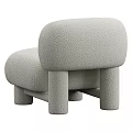 Single sofa 3d model