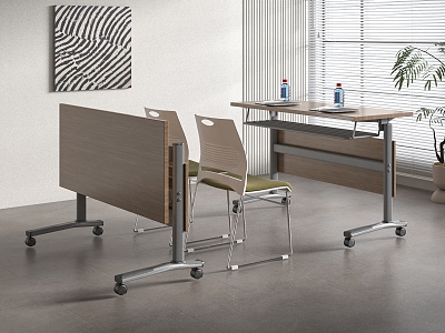 Modern Meeting Table and Chair Combination Table and Chair Folding Table and Chair Training Desk and Chair Desk and Chair model