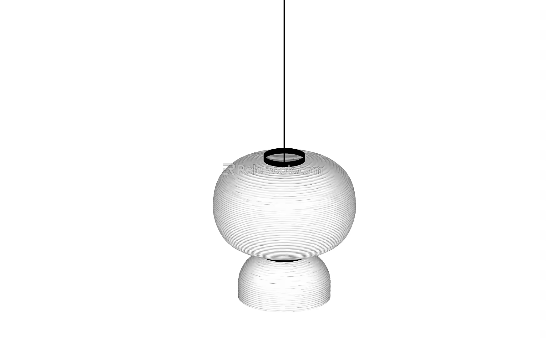 Modern chandelier 3d model