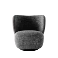 Modern Single Sofa Simple Sofa Stool 3d model