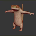 Frog Poison Frog Game Frog Reptile Cold Blooded Animal Reptile 3d model