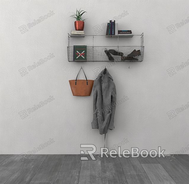 Modern Wall Shelf Decoration model