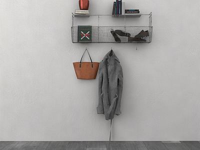 Modern Wall Shelf Decoration model