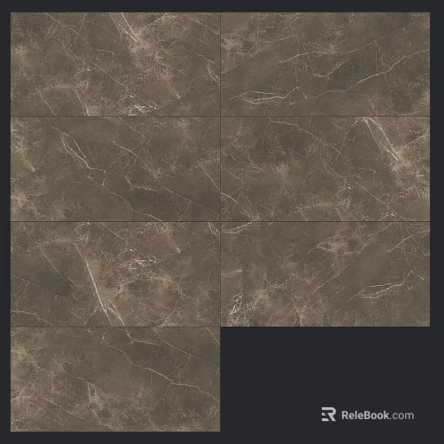 Natural Brown Marble Pattern Construction Components For Wall And Floor Tiles 3d model