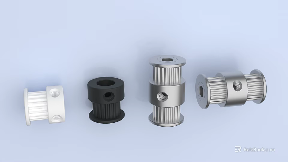 High Quality Hardware Tools Including Gears Bushings And Metal Connectors For Industrial Use 3d model 
